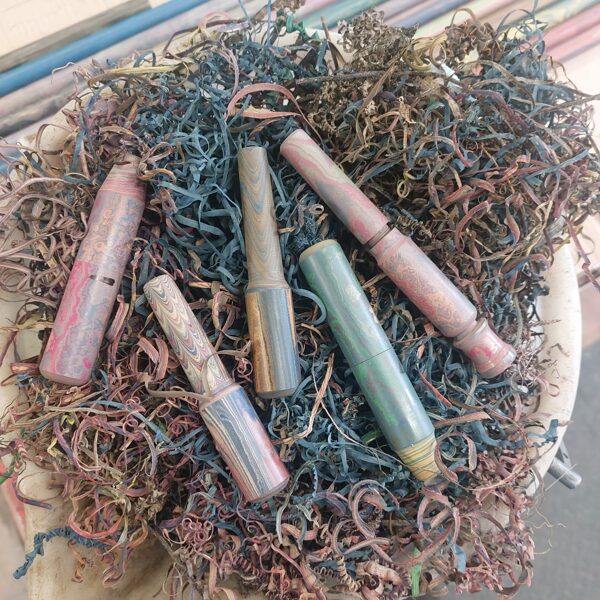 Rohlinge gebettet auf Drehspähne